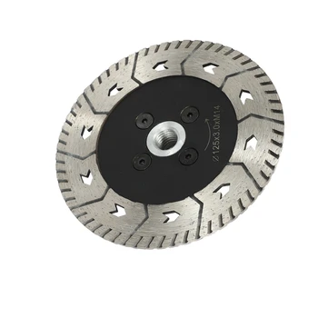 2 елемента 125 X 2,8 мм M14 двустранен diamond пильный диск за Шлайфане ръб на остър тип с фланец
