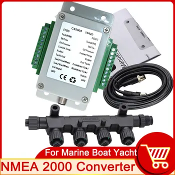 HD Конвертор 9-32 vdc NMEA 2000 За свързване на до 18 Сензори 0-190 Ри Конвертор NMEA2000 За Лодки, Яхти, Сензор, Автомобилен Адаптер