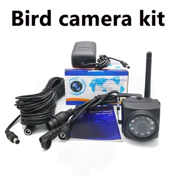 5MP Аудио Птичья Помещение Комплект 1080P Нощно Виждане Открит WIFI IP Kamera Гнездо За Наблюдение на Птици Комплект Камера с Wifi Водоустойчив Звукосниматель Camhi