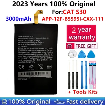 100% Оригинална Новост За Caterpillar CAT S30 Батерия 3000 ма APP-12F-B5595I-CXX-111 Батерии Батерии + Подарък Инструменти