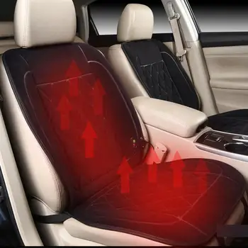 Нагревател за автомобилни седалки топло за стол за кола така и за домашна употреба Diamond Velvet интелигентен контрол на температурата 12 В възглавница за автомобилни седалки с подгряване