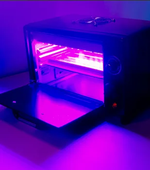 Кутия за 3D-принтер Led UV-ЛАМПА За Втвърдяване на Гела Ултравиолетова Светлина Лепило За Втвърдяване Масло Машина За Смола, Стъклени Мастило, Боя Копринен Екран Телефон 365 нм 395