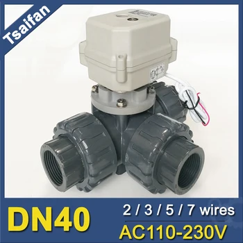 Електрически воден клапан PVC DN40 3-ходова 11/2 