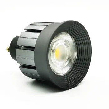 Ултра-ярък led прожектор COB 7 W GU10 с регулируема яркост, лампа ac 220 и 110 В, точка лампа, топло студено бяло