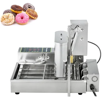 Висококачествена десерт работилница, малка автоматична машина за приготвяне на понички / машина за пържене на понички, мини-машина за приготвяне на понички, топла разпродажба