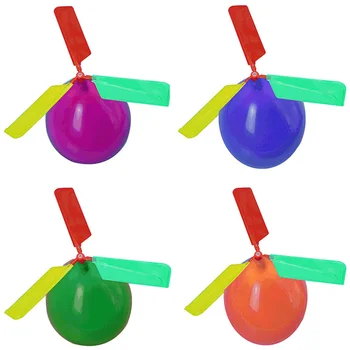 1бр балон, хеликоптер играчка Забавен балон ръчно изработени открит хеликоптер лети детски рожден ден играта е детска играчка,