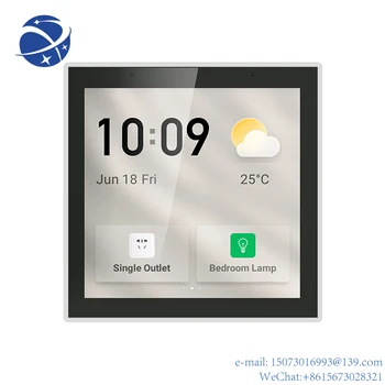 Юн Yi Home Android и 4-инчов сензорен екран WIFI Zigbee МОЖНО Sasha Smart богат на функции на контролния панел