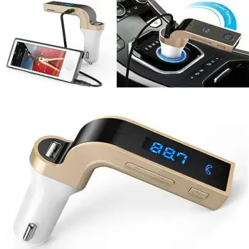 Комплект за автомобил 1 бр. Bluetooth, FM предаватели, радио, MP3 плеър, USB-зарядно устройство, комплект адаптери за мобилен телефон, аксесоари за автомобили