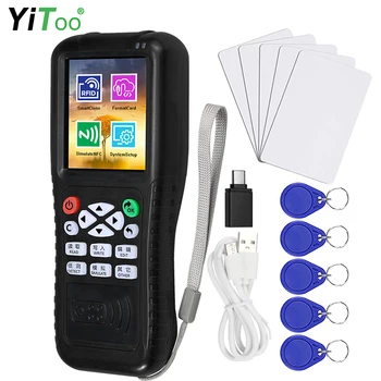 YiToo 2023 Новата Версия на RFID Четец Писател, Програмист за карти ключове Декодер Восъчни NFC Копирна Машина, Безплатен Софтуер за Декодиране на мобилни приложения