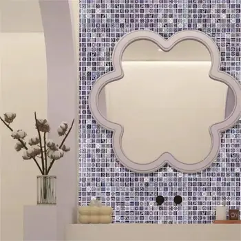 Най-ниската цена мозайка от лавандула стъкло за стенни плочки в банята