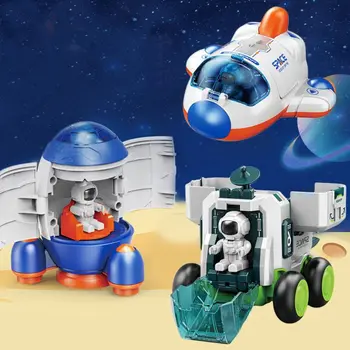 Инерционные на пишеща машина, детски играчки за деца, играчки за ранното развитие, мини-самолет, космически кораб, ракета, подвижна изследване на колата, подаръци