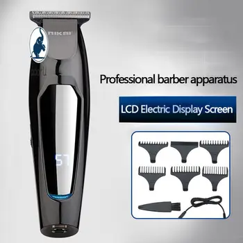 Професионален тример за коса, водоустойчив машина за подстригване на коса, мъжка самобръсначка за оформяне на брада, електрически машинки за подстригване, тримери за мъже