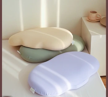 Водоотблъскваща памучен еластична възглавница cloud bean, памучен възглавница с ефект на паметта за защита на шията, на специална възглавница с бавен отскок.