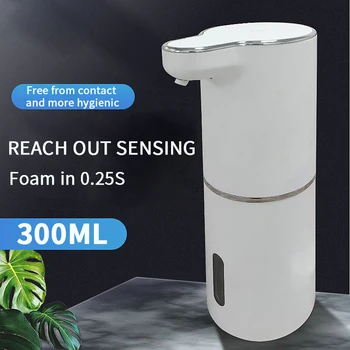 Преносими опаковки на сапун Автоматични дозатори за пенящегося сапун Умна перална машина за баня с зареждане от USB Дозатори за сапун