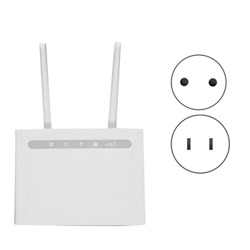 4G Безжичен Рутер 4G Wifi CPE Със Слот за СИМ-карта 3x100 Mbps Мрежов Порт За Дома на Компанията
