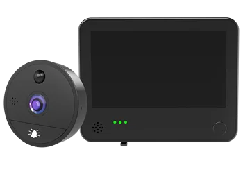 4.3-инчов Sasha APP безжична домофонна система WIFI звънец с откриване на движение, видео домофон визуален преглед на врати