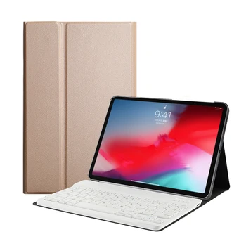 Калъф за iPad pro 11 инча, Bluetooth Клавиатура калъф за Apple iPad pro 11 2018 пълен защитен калъф