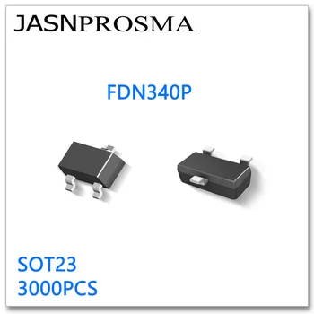 JASNPROSMA FDN340P SOT23 3000 бр P-канал 20 70MR@4.5V 100MR@4.5V най-Високо качество, произведено в Китай FDN FDN340
