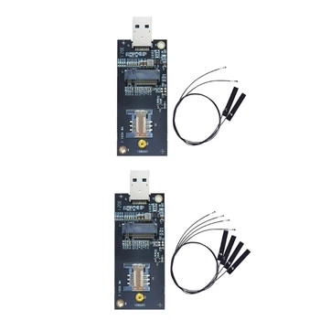 M2 USB адаптер DW5821E M2 - DW5811e DW5816E EM7455 L860-GL карта за разширяване на USB3.0