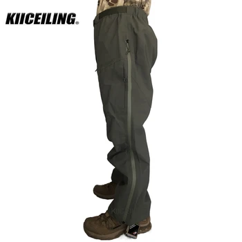 KIICEILING, мъжки панталони-карго, военни тактически панталони с ципове, туристически водоустойчиви мъжки ежедневни панталони с вентилация
