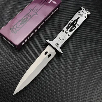 Джентълменско джобен сгъваем нож с острие 5Cr13Mov, алуминиева дръжка, външни тактически EDC остри ножове, инструменти за къмпинг, лов