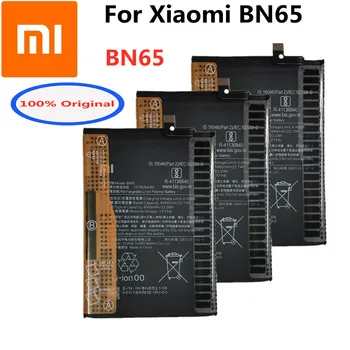 Нов 100% оригинална батерия на Xiaomi BN65 6000 mah за Xiaomi BN65, разменени батерия за смарт мобилен телефон Bateria 