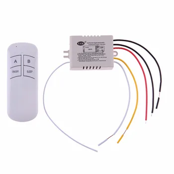 Безжично дистанционно управление, ключ 1/2/3 начина за включване/изключване на канала, 180 На 240, превключвател за управление на лампа, приемник-предавател за led подсветка