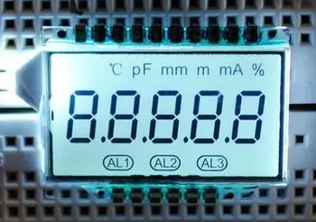 16PIN TN положителна 5-битова сегментная LCD панел 3 с бяла подсветка