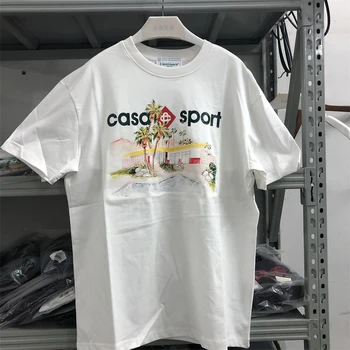 Топ-версия 
 Тениска CASA Sport Казабланка, мъжки, дамски тениски с кокосово принтом, тениски с биркой
