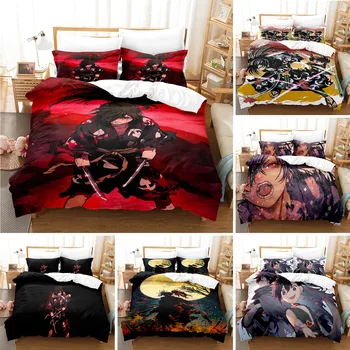 Комплект спално бельо Dororo Аниме Twin Full Queen King Size с наволочками Декор спални домашен текстил подарък