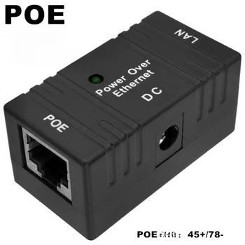 10/100 Mbps, RJ-45 POE инжектор газа мощност стенен адаптер за IP камери POE локална мрежа