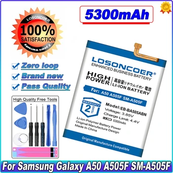 LOSONCOER EB-BA505ABN EB-BA505ABU 5300 mah Батерия за Samsung Galaxy A50 SM-A505F A505F A505FN/DS/GN A505W A30s A30
