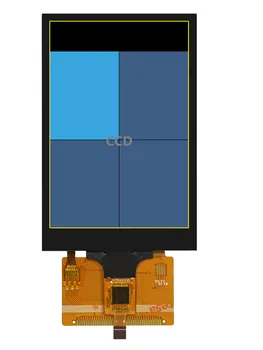 3,5-инчов TFT LCD екран с капацитивен сензорен екран Интерфейс MCU TFT екран от 320x480 закалено стъкло мултитъч