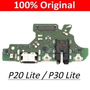100% Оригинален USB Конектор за Зарядно Устройство, Порт За Зареждане на Huawei P20 Lite/P30 Lite Докинг станция Таксата за Зареждане Гъвкав Кабел