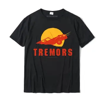 Тениска Tremors Wagon Разклати премиум-клас с принтом на върховете, тройниках, памучен мъжка тениска с принтом на Коледа, приталенная