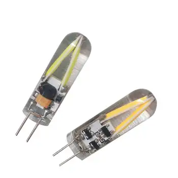 10 бр./лот, светодиодна крушка G4, 2 W, лампа за микроскоп, led крушка G4 AC/DC 12V, лампа g4 led2w
