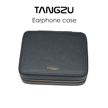 Кутия за слушалки TANGZU, калъф за слушалки, HI-FI, твърд калъф за слушалки с цип, портативен контейнер за слушалки, калъф за съхранение на слушалки