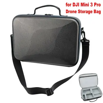 Чанта за съхранение на дрона, изкуствена кожа, брызгозащищенная чанта, аксесоари за БЛА, органайзер, устойчив на удари преносим калъф за DJI Mini Pro 3