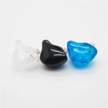 Направи си сам 10 мм корпус HIFI слушалки 2P0.78 набор ушни мивки с приповдигнато уста за QDC 2 двойки