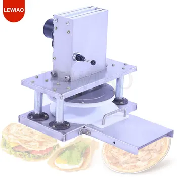 Нова машина за разравнивания тесто за пица Електрическо оборудване за разравнивания яйчни палачинки преса за пролет-роллов за печене