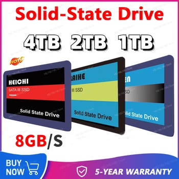 Оригинален 8 TB Нов SSD Твърд Диск и 4 TB И 2 TB 1 TB И 6 TB Sata 3 2,5 Инча TLC Вътрешни Твърди Дискове за Преносими компютри и Настолни компютри SSD