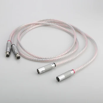 Балансиран кабел Audiocrast серия Валхала XLR с карбоновым XLR конектор, аудио балансиран кабел от мъжете за една жена