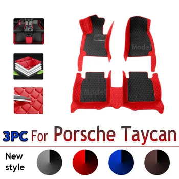 Автомобилни Постелки За Porsche Taycan 2020 2021 2022 2023 4-местен Салон Прахозащитен Накладки, Автомобилни Постелки Декорация на Аксесоари за Автомобили