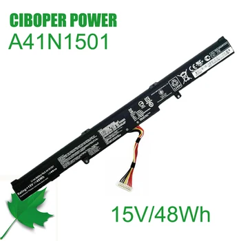 CP Природна Батерия за лаптоп A41N1501 15 В 48Wh за GL752JW GL752 GL752VL GL752VW N552 N552V N552VW N752 N752V N752VW N752VX A41LK9H