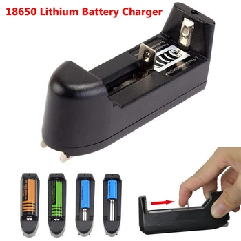 Зарядно устройство за литиево-йонна батерия 18650 за 3,7 В 18650 16340 14500, литиево-йонна акумулаторна батерия, мултифункционален преносимо зарядно устройство EU/US Plug