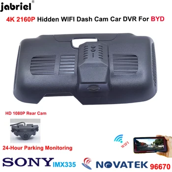 Jabriel 4K WiFi Автомобилен Видеорекордер За управление на видео Рекордер За 2018 2019 2020 2021 2022 2023 BYD Тан Тан EV DM DM DM p-i Dash Cam Камера
