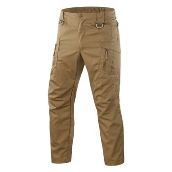 Летни мъжки спортни дишащи тънки тактически панталони, мъжки военни спортни камуфляжные панталони голям размер 5XL