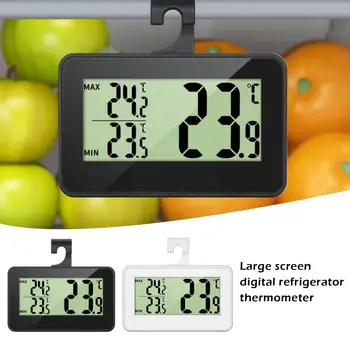 Led дигитален термометър и влагомер за Индикация максимална минимална температура на хладилника и на фризера N2D0