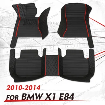 Обичай автомобилни стелки за BMW X1 E84 2010 2011 2012 2013 2014 автомобилни Накладки за краката автомобилни килими и аксесоари за интериора