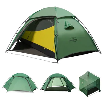 Удобна лека туристическа палатка с защита от дъжд, чанта за носене, водоустойчива лека палатка за туризъм, скално катерене,